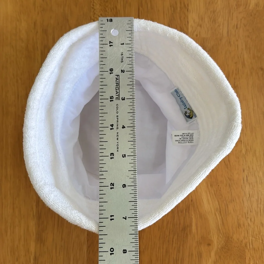 Vintage NWT White Infant Sun Hat Boy Girl Unisex Size Medium